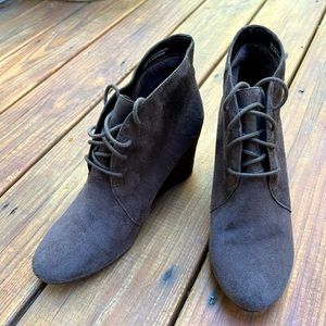 Clarks suede ankle boots